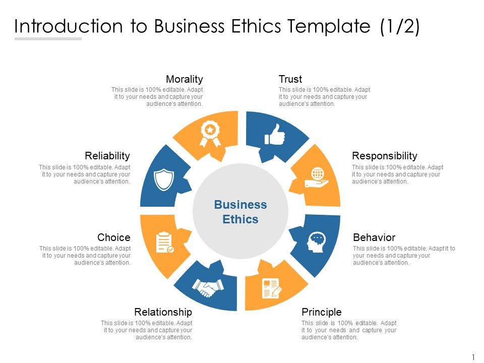 Introduction To Business Ethics Template Trust Ppt PowerPoint ...
