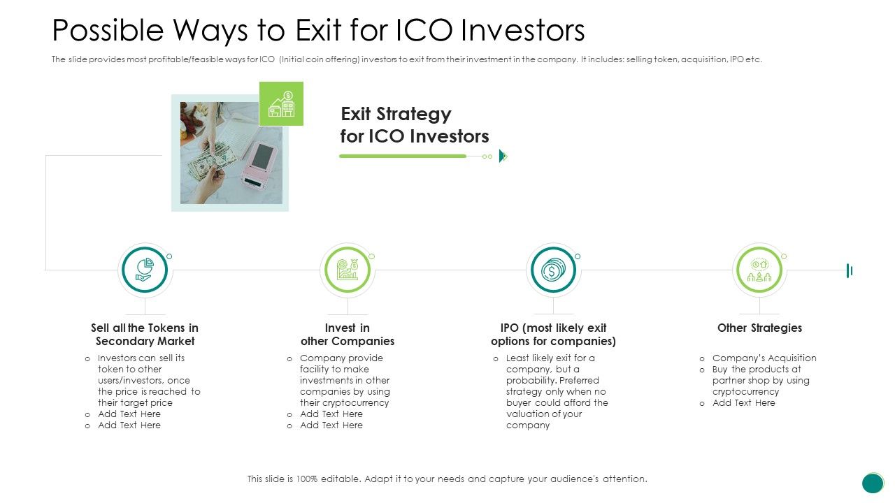 Investor_Pitch_Gain_Funding_From_ICO_Possible_Ways_To_Exit_For_ICO_Investors_Infographics_PDF_Slide_1.jpg