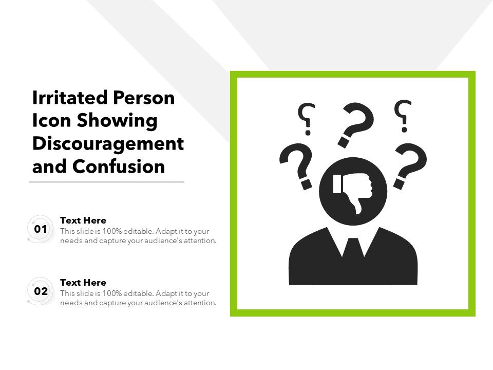 Irritated_Person_Icon_Showing_Discouragement_And_Confusion_Ppt_PowerPoint_Presentation_Model_Design_Inspiration_PDF_Slide_1.jpg