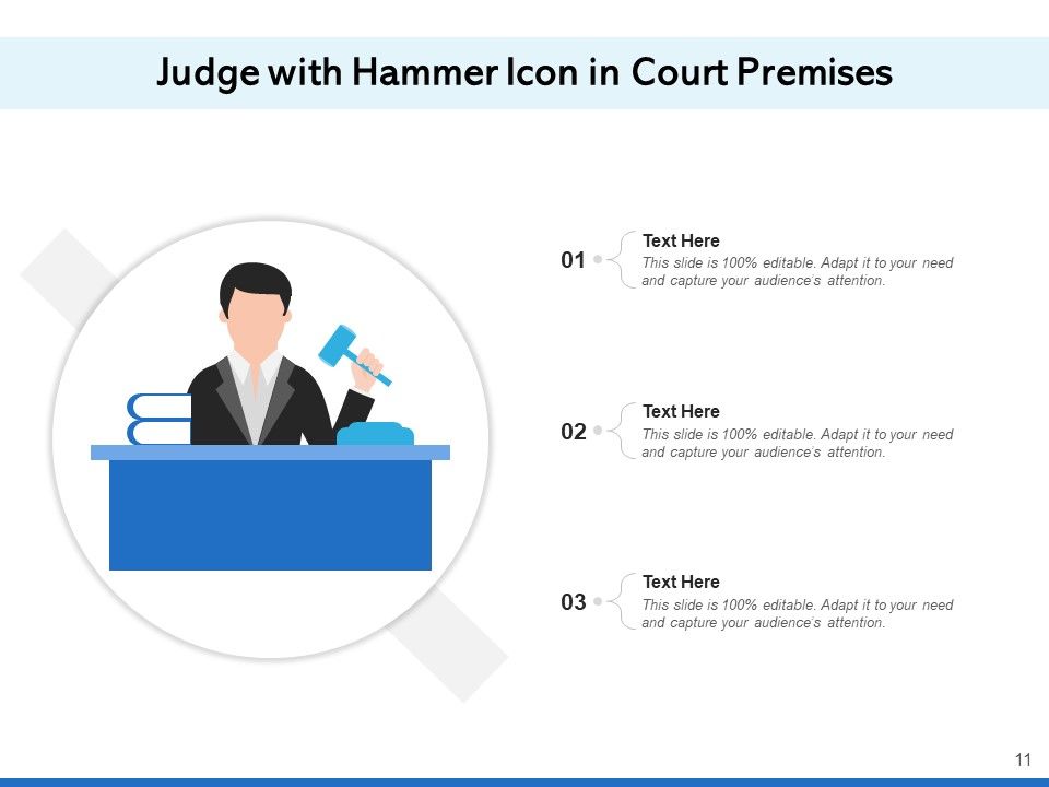 Judiciary Icon Pillars Navigation Map Ppt PowerPoint Presentation Complete Deck Slide11