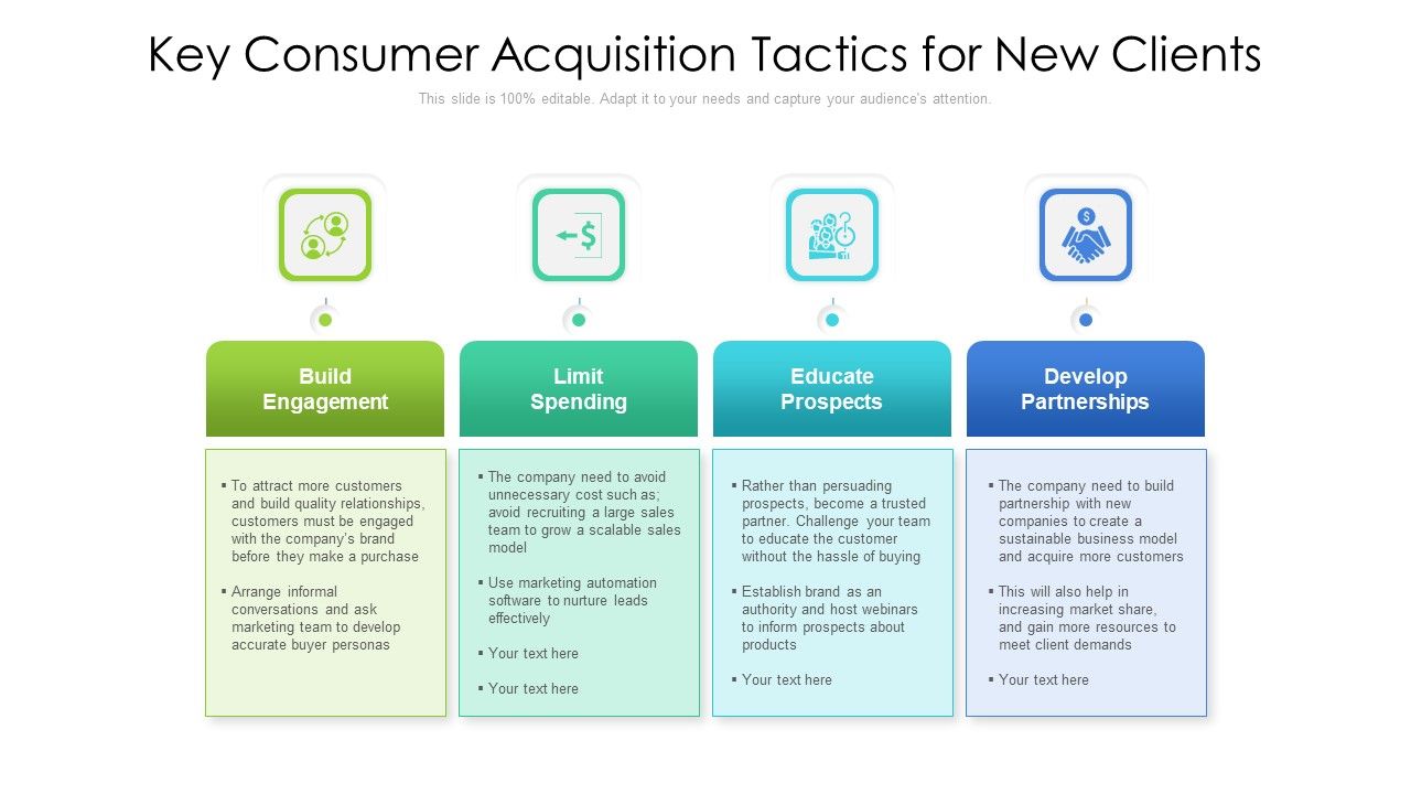 Key_Consumer_Acquisition_Tactics_For_New_Clients_Ppt_Visual_Aids_Icon_PDF_Slide_1.jpg