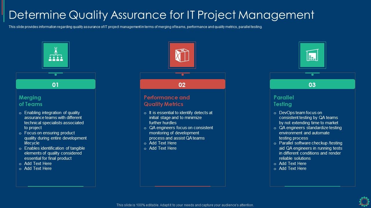 Key Elements Of Project Management IT Determine Quality Assurance For ...