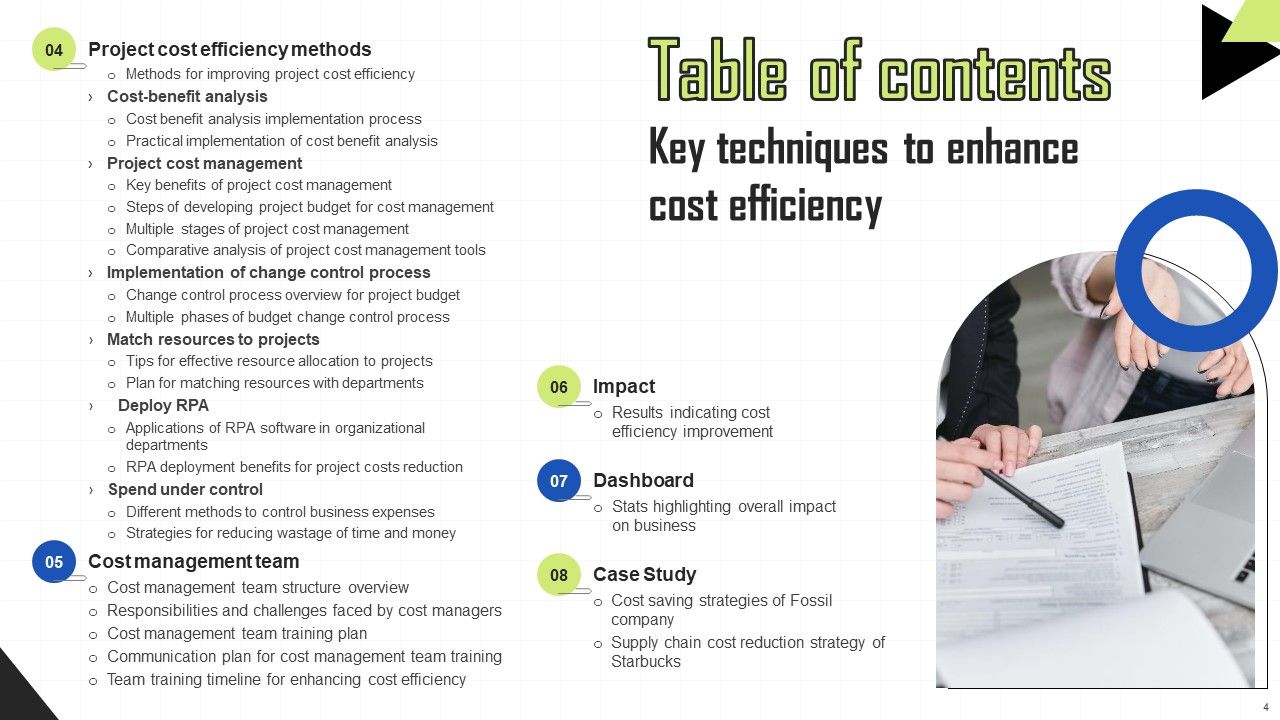 Key Techniques To Enhance Cost Efficiency Ppt PowerPoint Presentation Complete Deck With Slides Slide04