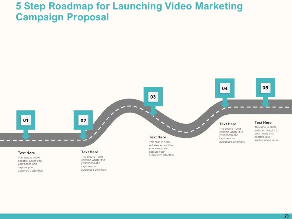 Launching Video Marketing Campaign Proposal Ppt PowerPoint Presentation Complete Deck With Slides Slide29