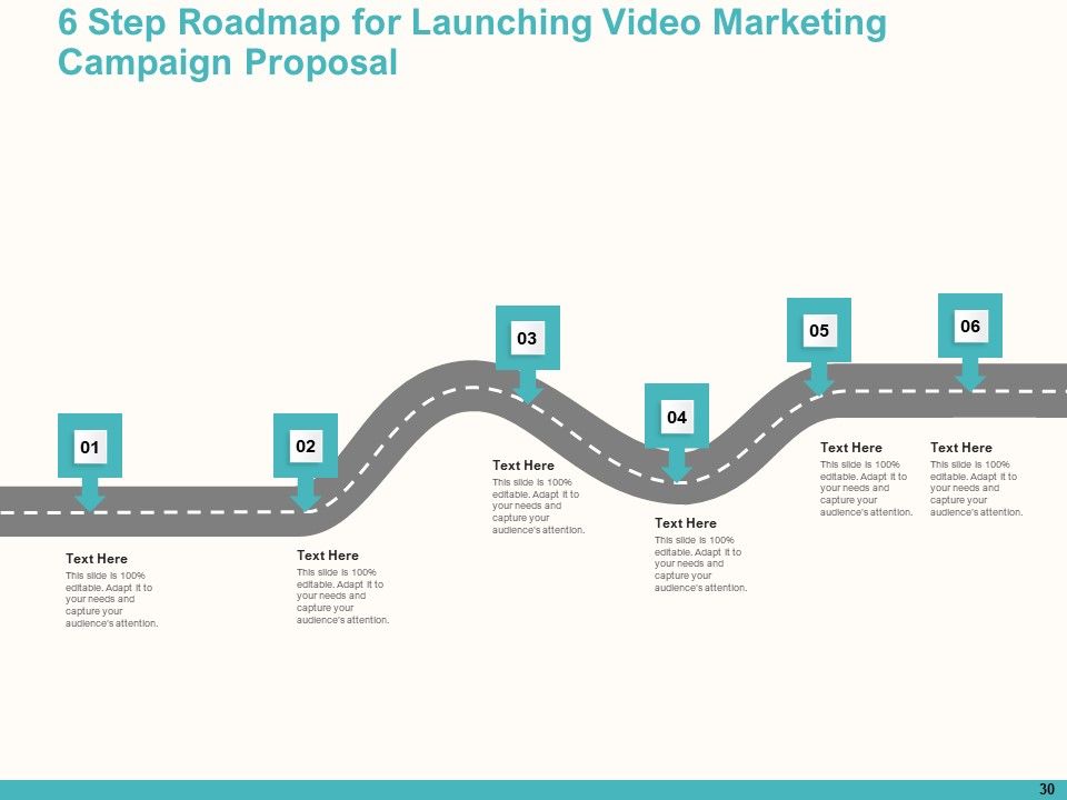 Launching Video Marketing Campaign Proposal Ppt PowerPoint Presentation Complete Deck With Slides Slide30