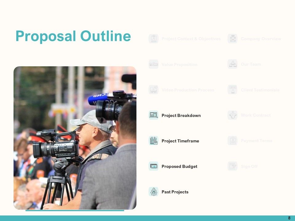Launching Video Marketing Campaign Proposal Ppt PowerPoint Presentation Complete Deck With Slides Slide08