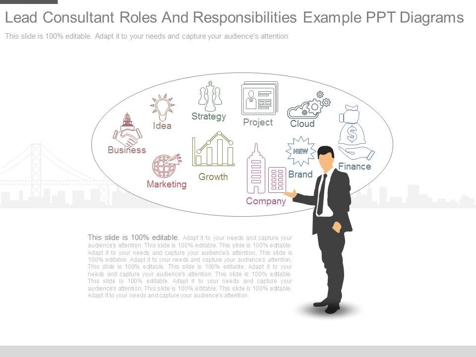 Lead Consultant Roles And Responsibilities Example Ppt Diagrams