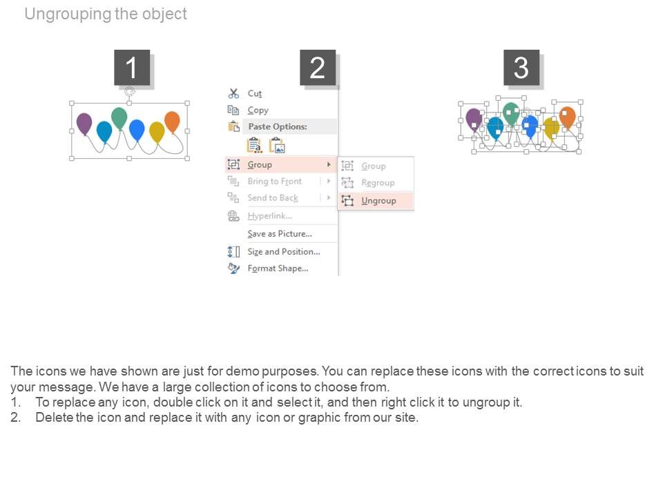 Linear Balloons Timeline Diagram With Years Powerpoint Slides Slide03