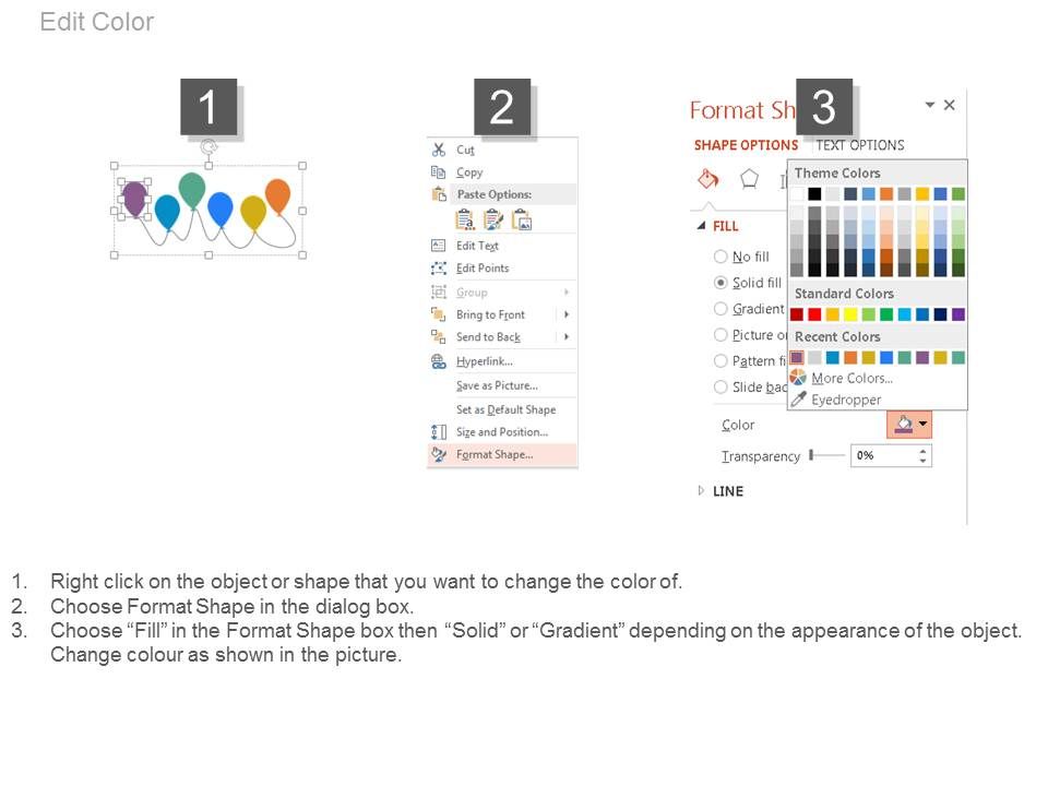 Linear Balloons Timeline Diagram With Years Powerpoint Slides Slide04
