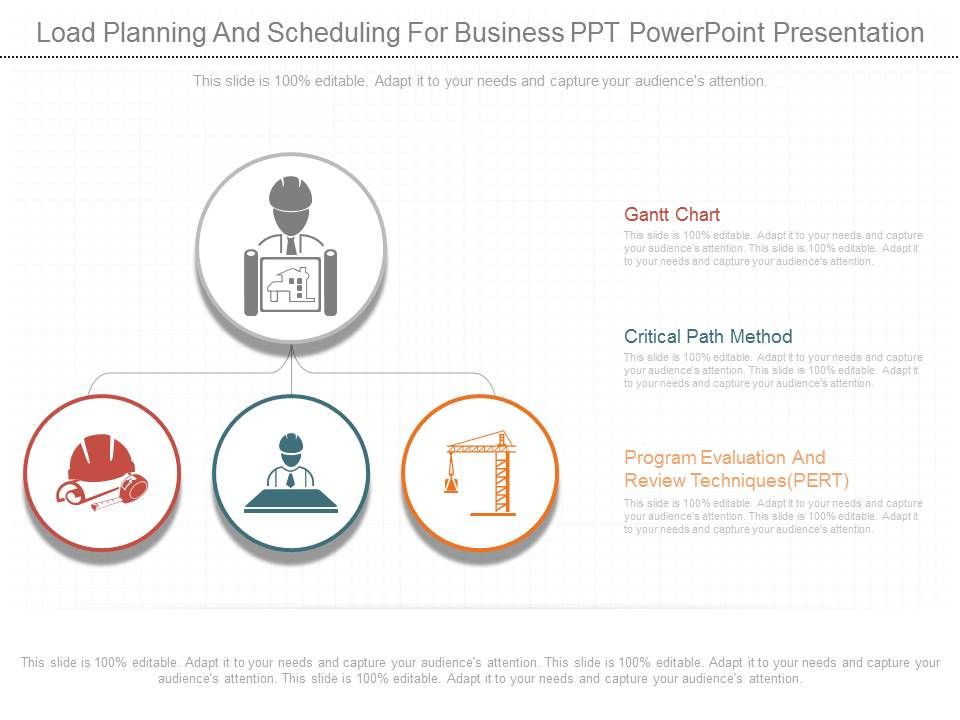 Load Planning And Scheduling For Business Ppt Powerpoint Presentation