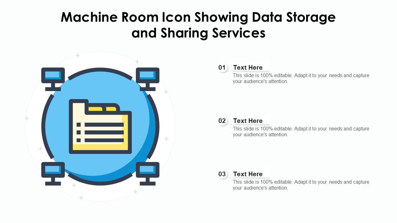 Machine_Room_Icon_Showing_Data_Storage_And_Sharing_Services_Ppt_PowerPoint_Presentation_Infographics_Example_PDF_Slide_1.jpg