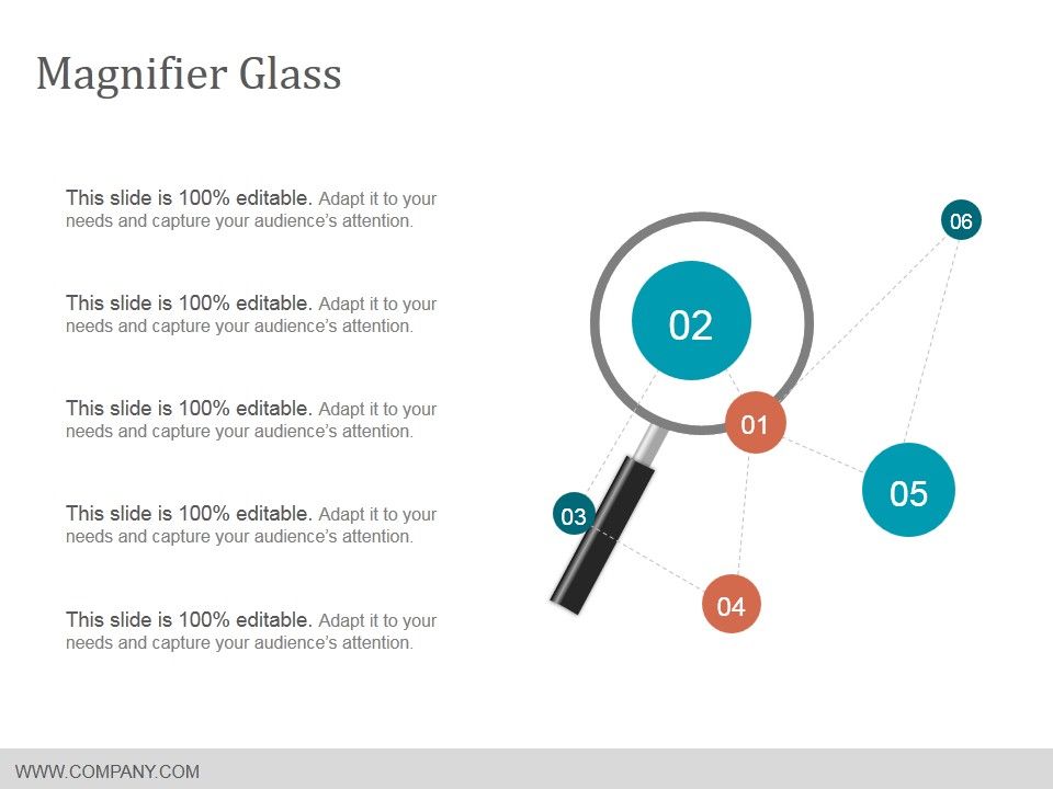Magnifier Glass Ppt Powerpoint Presentation Infographics Aids