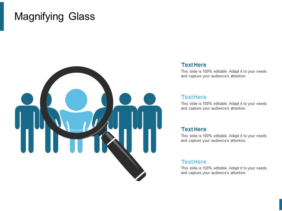 Magnifying Glass Ppt PowerPoint Presentation File Outline