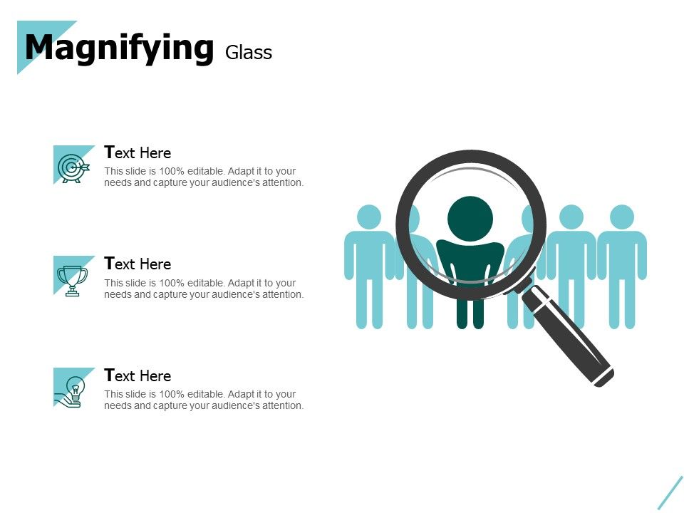 Magnifying Glass Target Ppt PowerPoint Presentation Infographics Templates