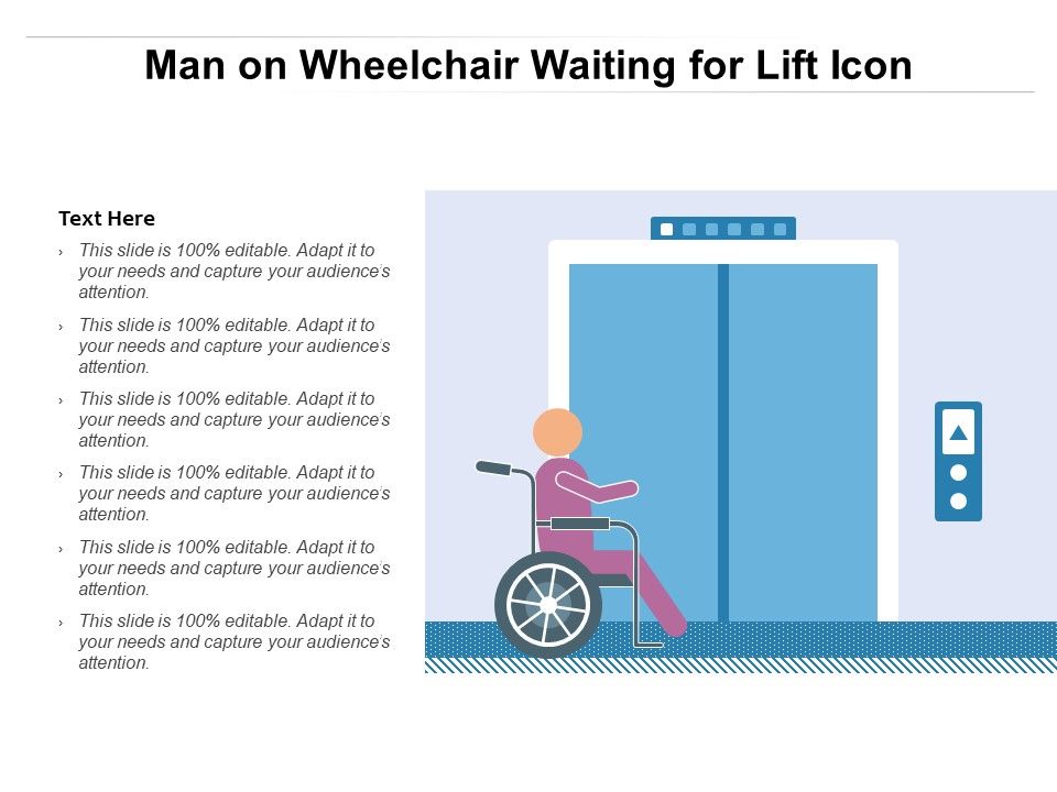 Man_On_Wheelchair_Waiting_For_Lift_Icon_Ppt_PowerPoint_Presentation_Gallery_Example_Introduction_PDF_Slide_1.jpg