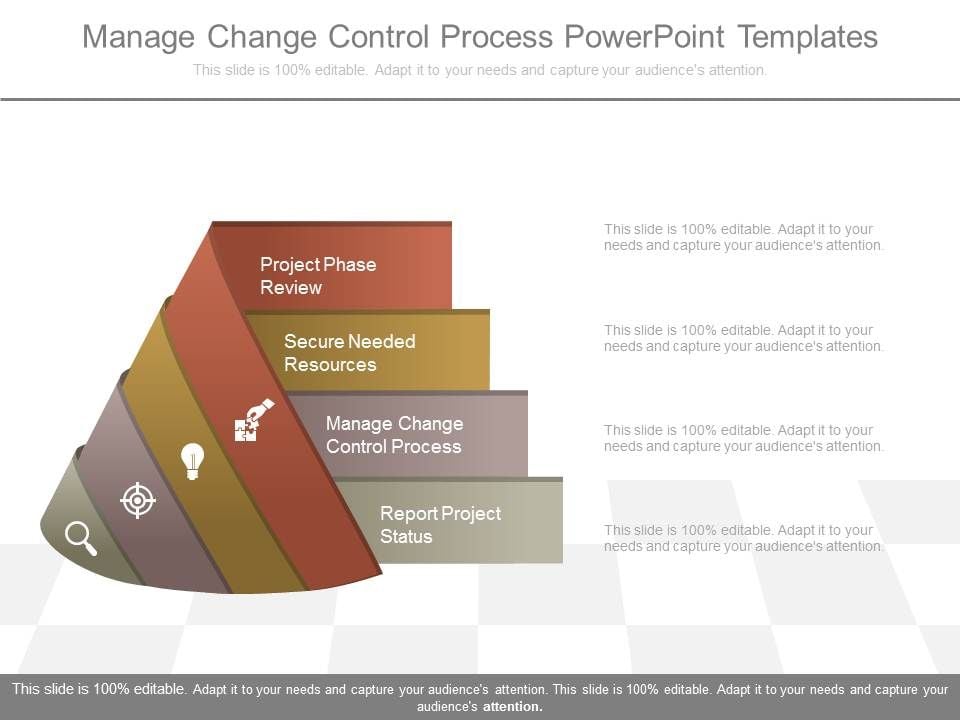 Manage Change Control Process Powerpoint Templates