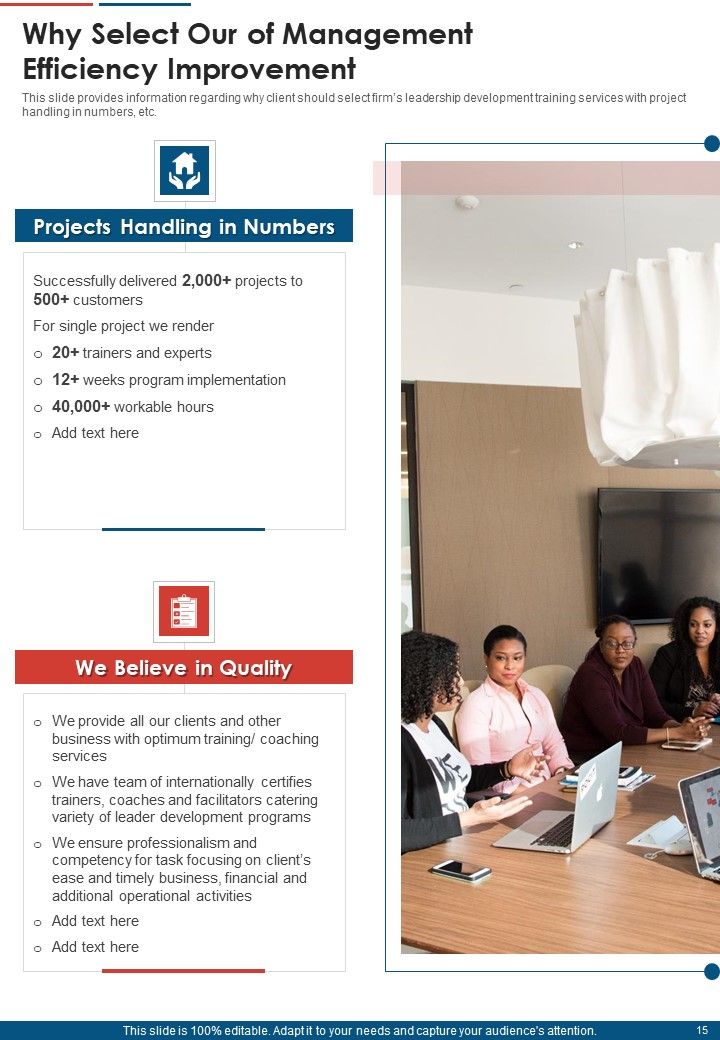Management Efficiency Improvement Proposal Example Document Report Doc Pdf Ppt Slide15