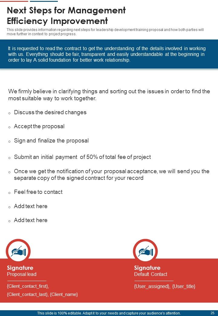Management Efficiency Improvement Proposal Example Document Report Doc Pdf Ppt Slide25