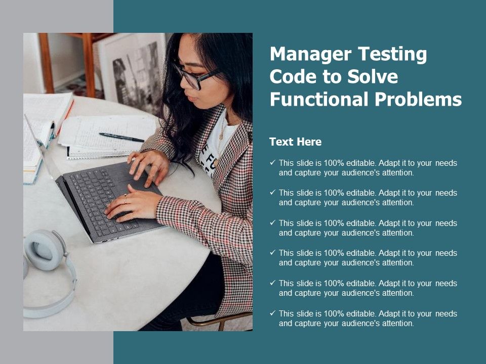 Manager_Testing_Code_To_Solve_Functional_Problems_Ppt_PowerPoint_Presentation_Gallery_Icon_PDF_Slide_1.jpg