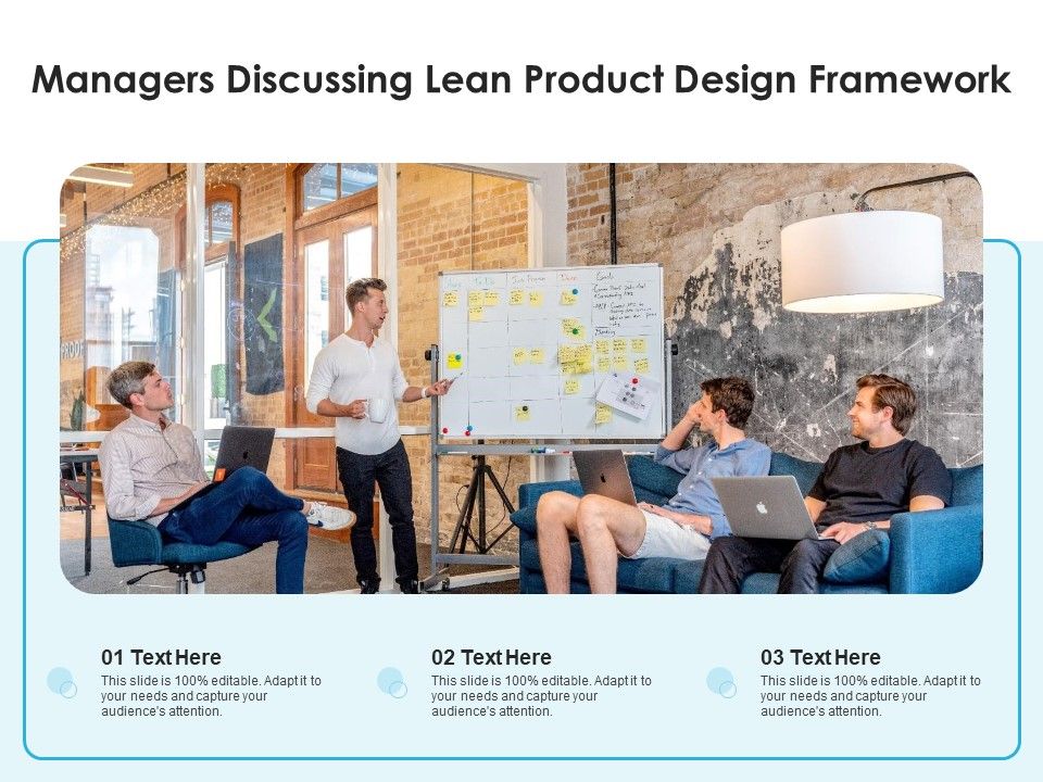 Managers_Discussing_Lean_Product_Design_Framework_Ppt_PowerPoint_Presentation_Portfolio_Example_Topics_PDF_Slide_1.jpg