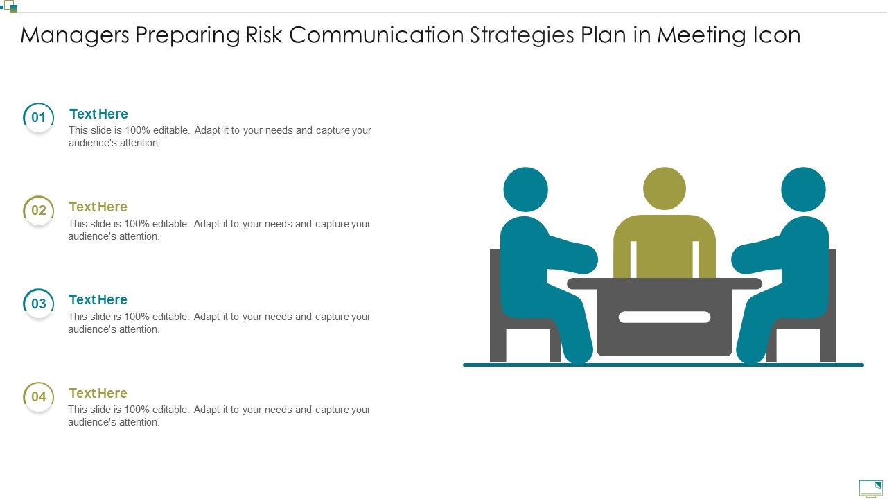 Managers_Preparing_Risk_Communication_Strategies_Plan_In_Meeting_Icon_Demonstration_PDF_Slide_1.jpg