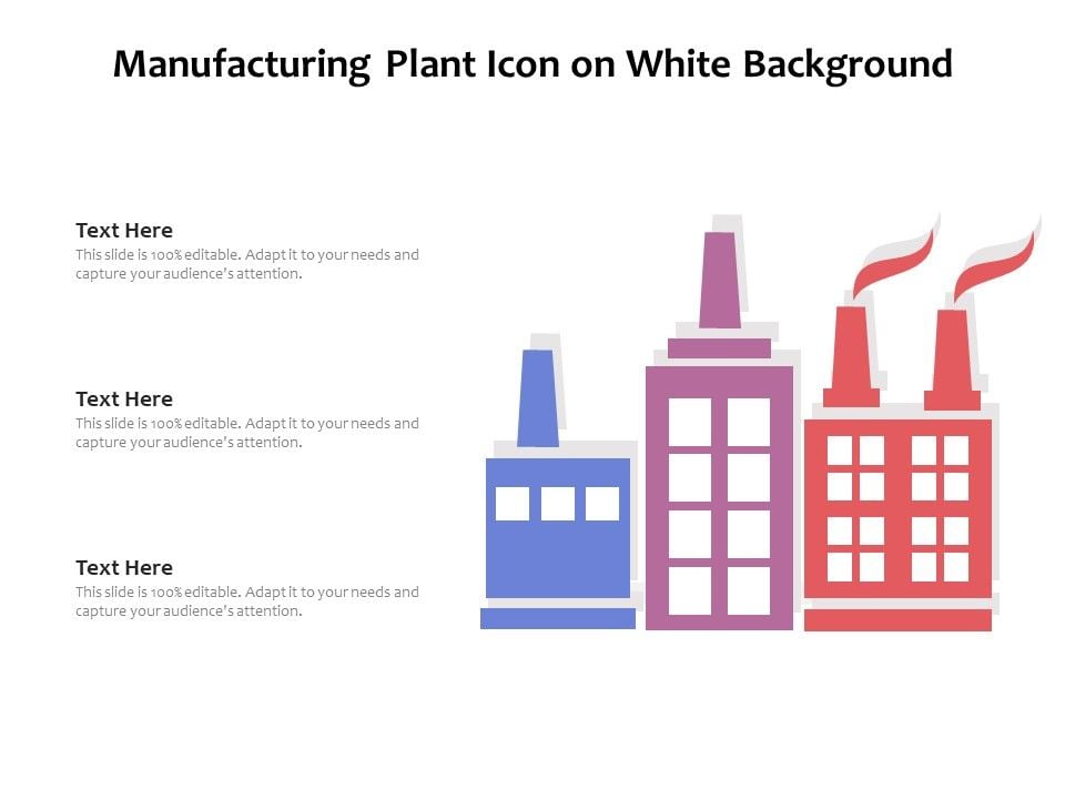 Manufacturing_Plant_Icon_On_White_Background_Ppt_PowerPoint_Presentation_File_Graphics_Example_PDF_Slide_1.jpg