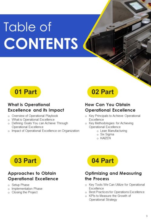 Manufacturing Procedure Improvement Template Slide03
