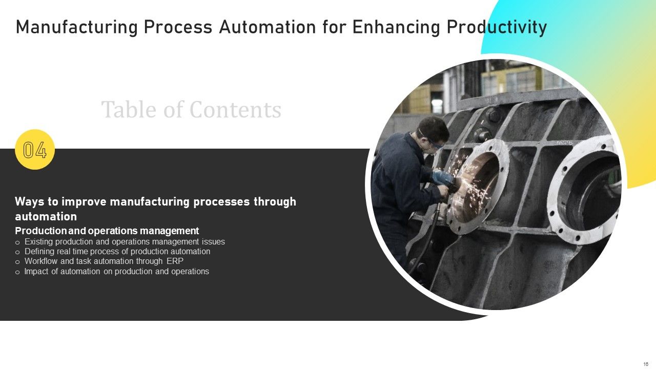 Manufacturing Process Automation For Enhancing Productivity Ppt PowerPoint Presentation Complete With Slides Slide16