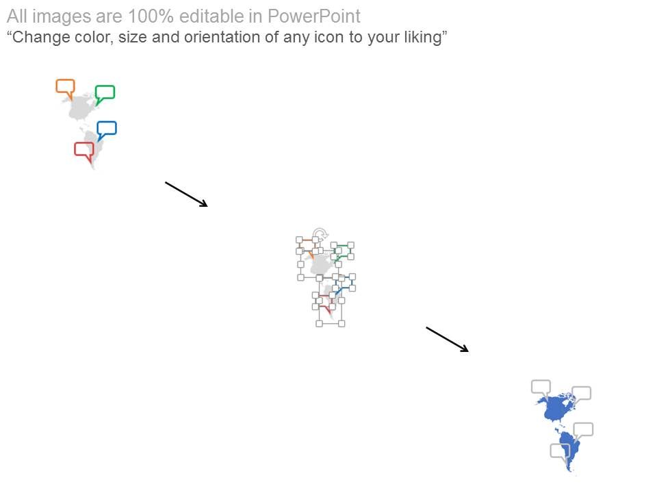 Map Of America With Percentage Data PowerPoint Slides Slide02