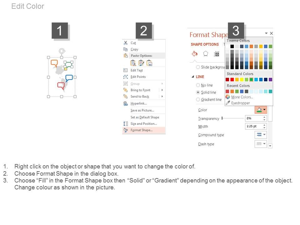 Map Of America With Percentage Data PowerPoint Slides Slide04