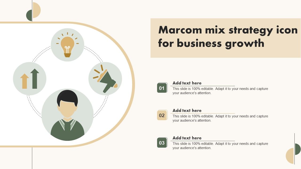 Marcom_Mix_Strategy_Icon_For_Business_Growth_Structure_PDF_Slide_1.jpg