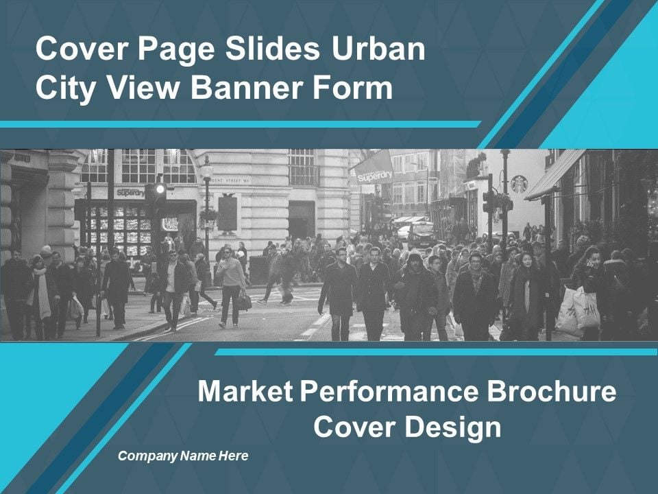 Market Performance Brochure Cover Design Ppt Powerpoint Presentation Layouts Icons Slide01