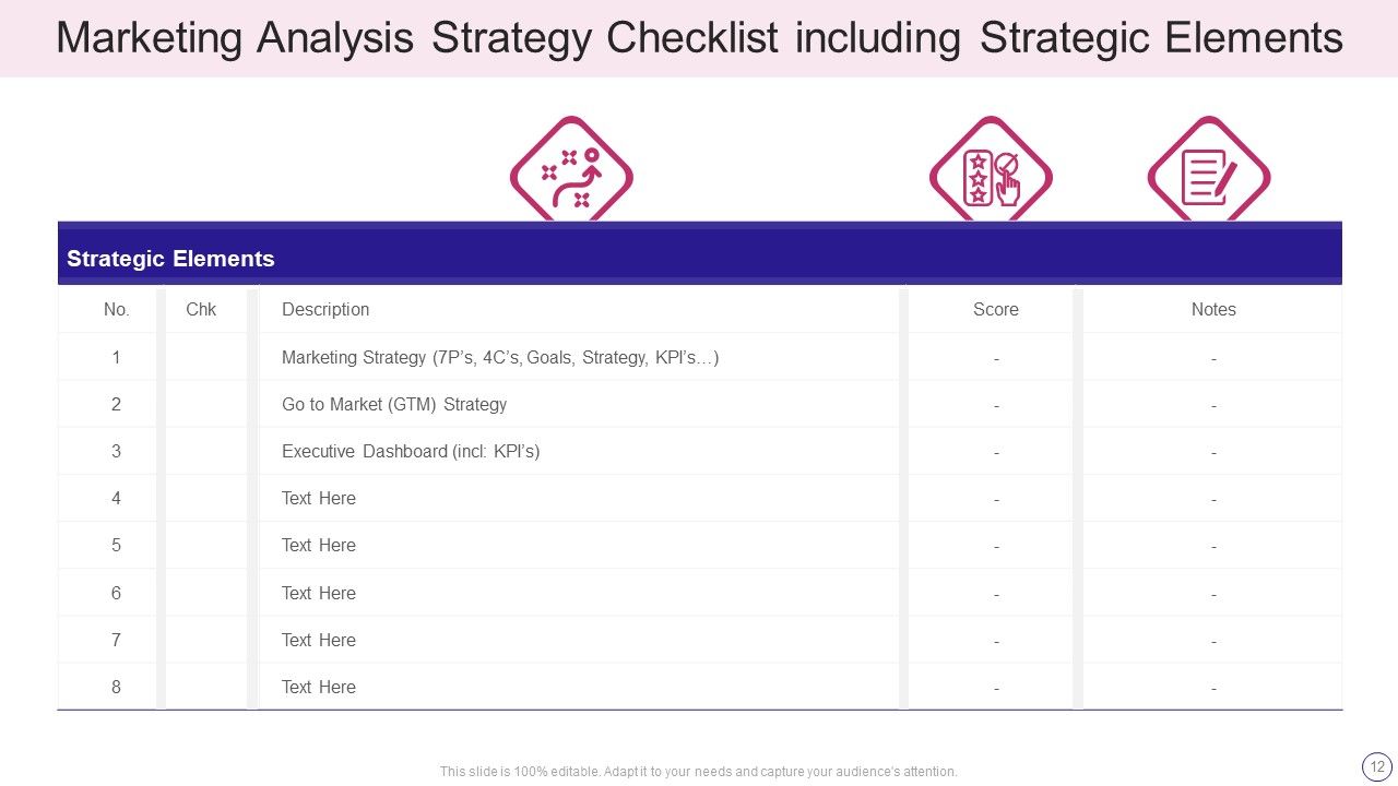 Marketing Analysis Ppt PowerPoint Presentation Complete Deck With Slides Slide12