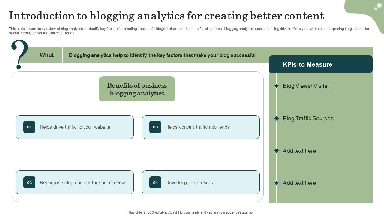 Marketing_Success_Metrics_Introduction_To_Blogging_Analytics_For_Creating_Guidelines_PDF_Slide_1.jpg