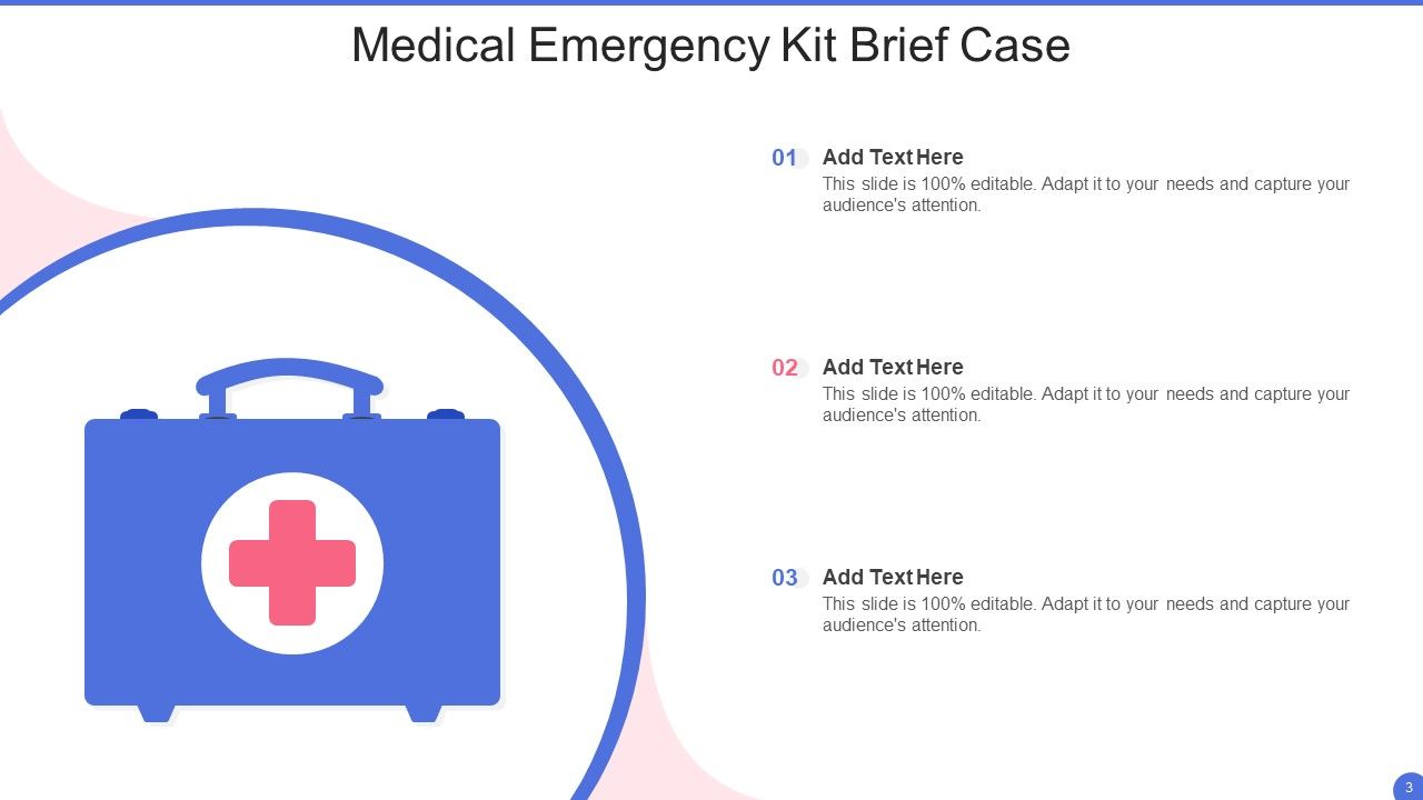 Medical Emergency Kit Ppt PowerPoint Presentation Complete Deck With Slides Slide03