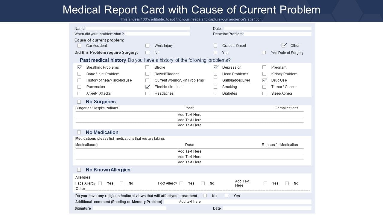 Medical_Report_Card_With_Cause_Of_Current_Problem_Ppt_Icon_Example_File_PDF_Slide_1.jpg