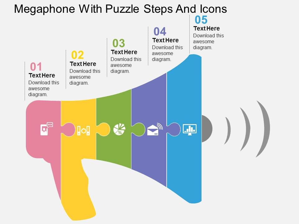 Megaphone_With_Puzzle_Steps_And_Icons_Powerpoint_Templates_1.jpg
