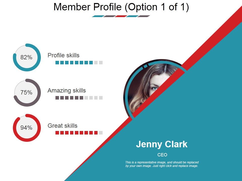 Member Profile Template 1 Ppt PowerPoint Presentation Inspiration Grid
