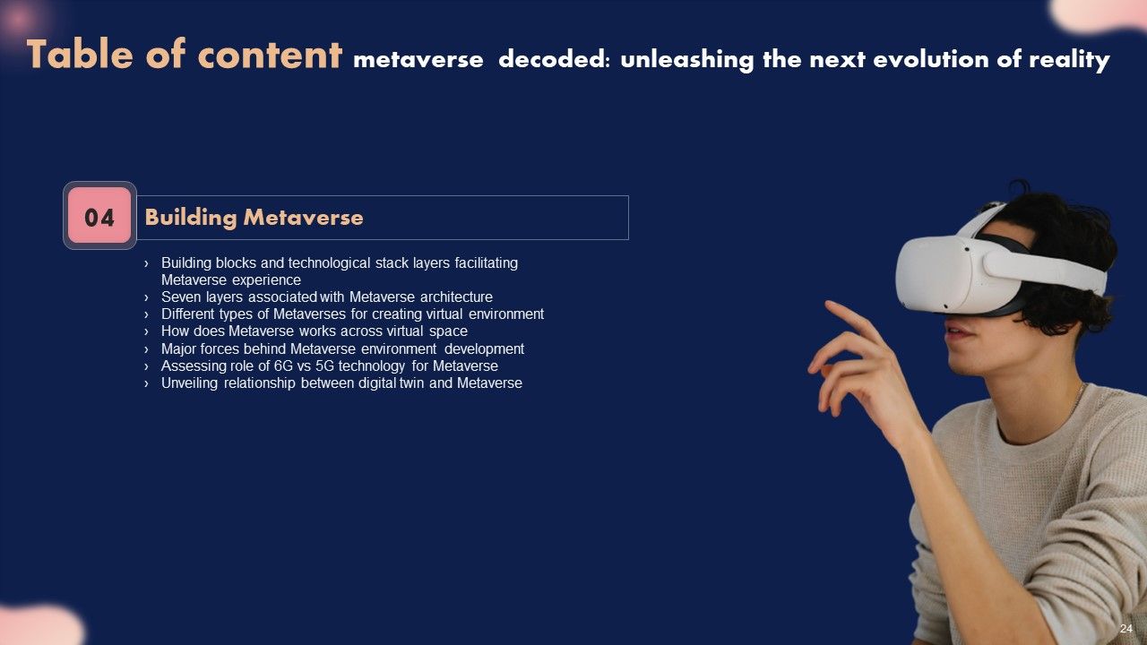 Metaverse Decoded Unleashing The Next Evolution Of Reality Ppt PowerPoint Presentation Complete Deck With Slides Slide24