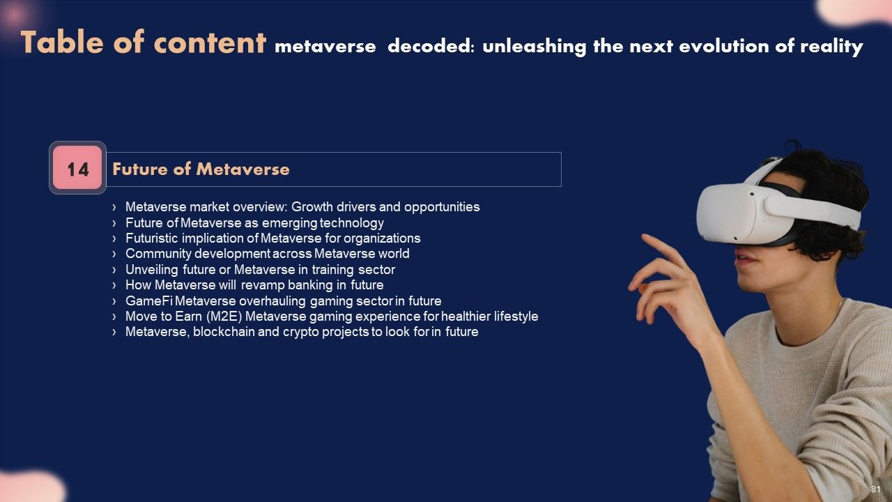 Metaverse Decoded Unleashing The Next Evolution Of Reality Ppt PowerPoint Presentation Complete Deck With Slides Slide81