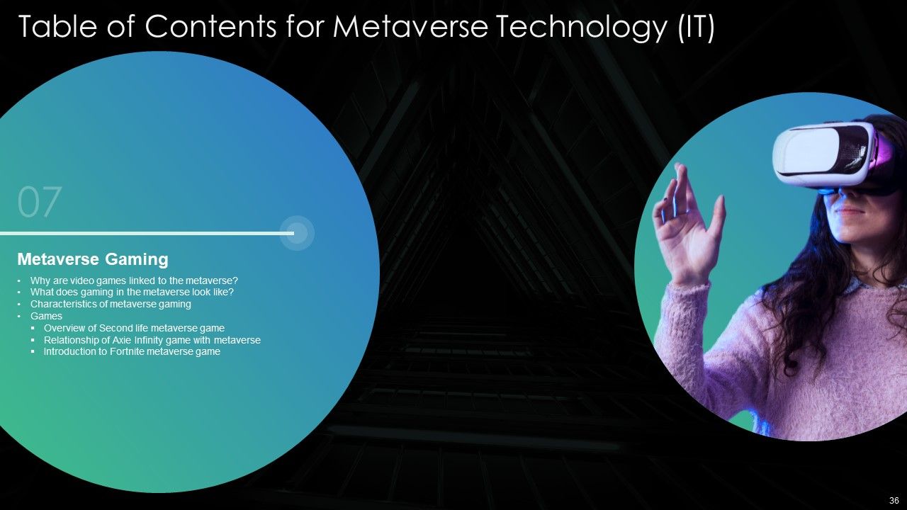 Metaverse Technolgy IT Ppt PowerPoint Presentation Complete Deck With Slides Slide36