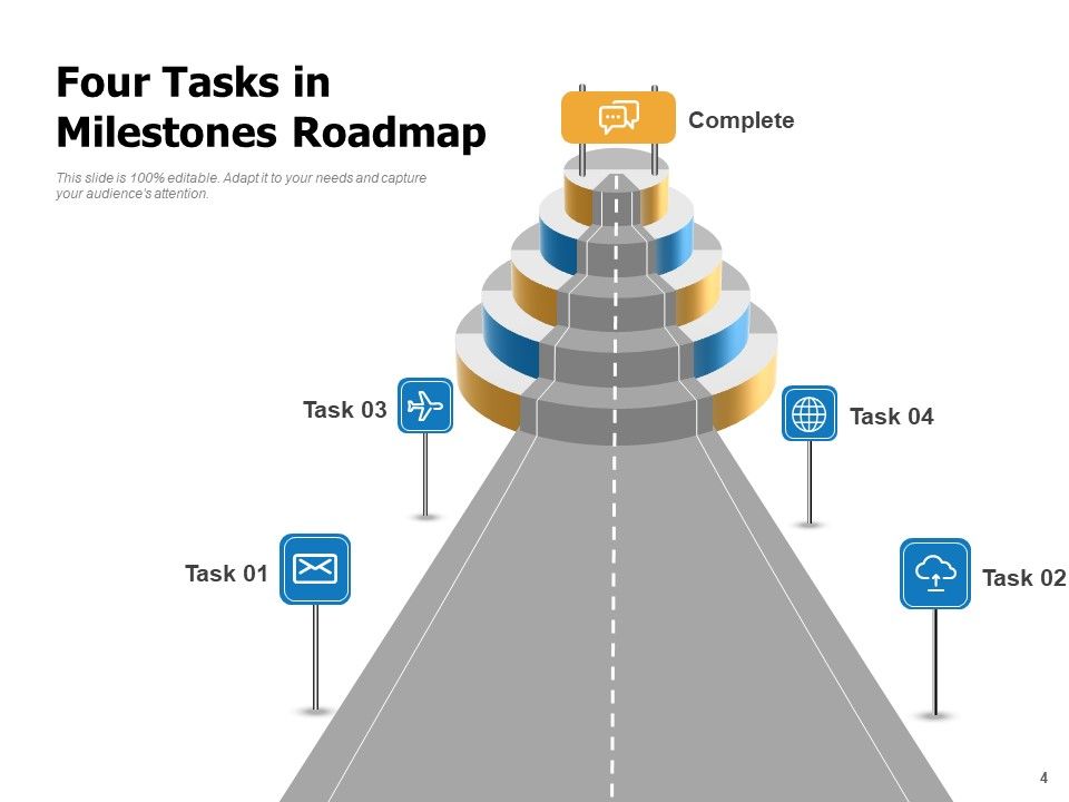 Milestone Charting Roadmap Business Goals Ppt PowerPoint Presentation Complete Deck Slide04