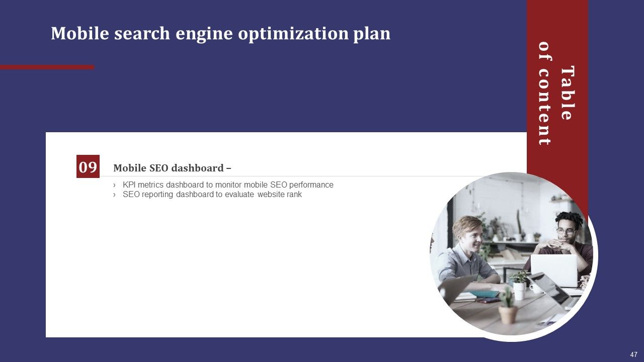 Mobile Search Engine Optimization Plan Ppt PowerPoint Presentation Complete Deck With Slides Slide47