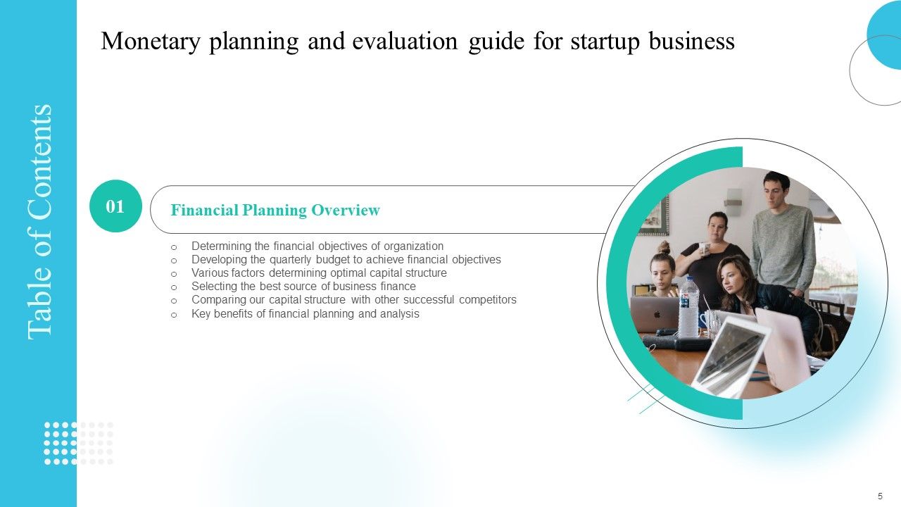 Monetary Planning And Evaluation Guide For Startup Business Ppt PowerPoint Presentation Complete Deck With Slides Slide05