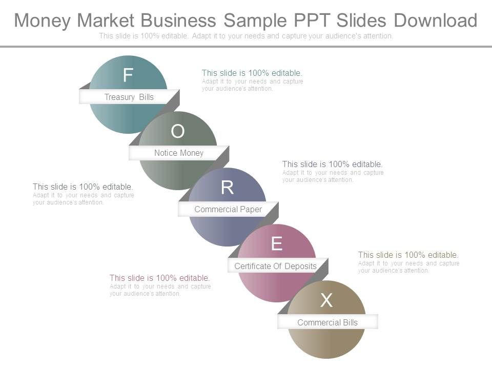 Money Market Business Sample Ppt Slides Download