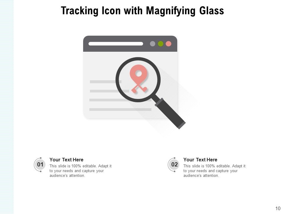 Monitoring Icon Exclamation Location Magnifying Glass Ppt PowerPoint ...