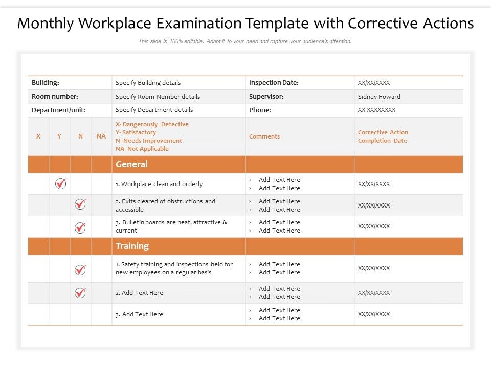 Monthly_Workplace_Examination_Template_With_Corrective_Actions_Ppt_PowerPoint_Presentation_Icon_Elements_PDF_Slide_1.jpg