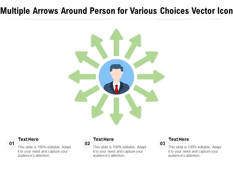 Multiple_Arrows_Around_Person_For_Various_Choices_Vector_Icon_Ppt_PowerPoint_Presentation_File_Gridlines_PDF_Slide_1.jpg
