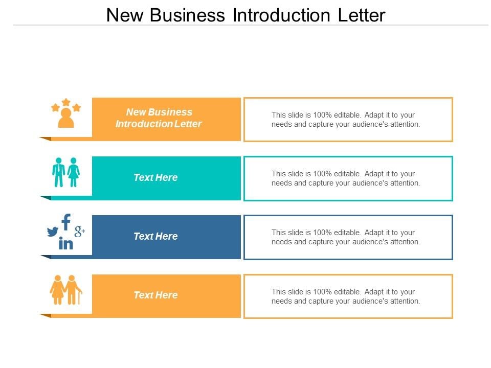 New Business Introduction Letter Ppt PowerPoint Presentation ...