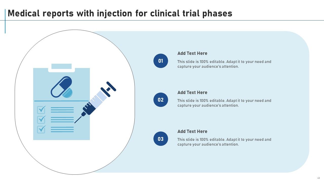 New Clinical Drug Trial Process Ppt PowerPoint Presentation Complete Deck With Slides Slide40